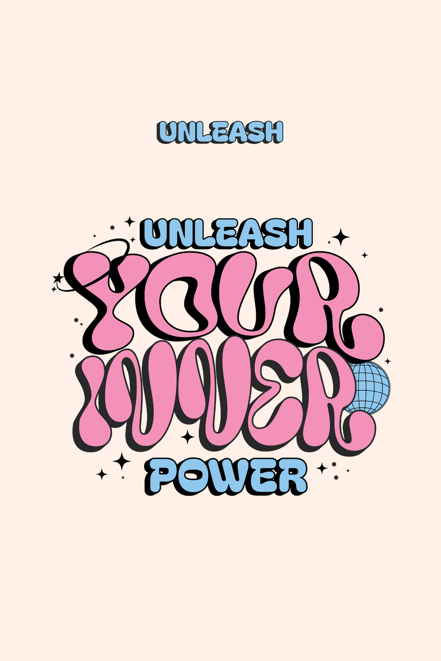 Cotton Oversized Tshirt - Cream - UNLEASH YOUR INNER POWER