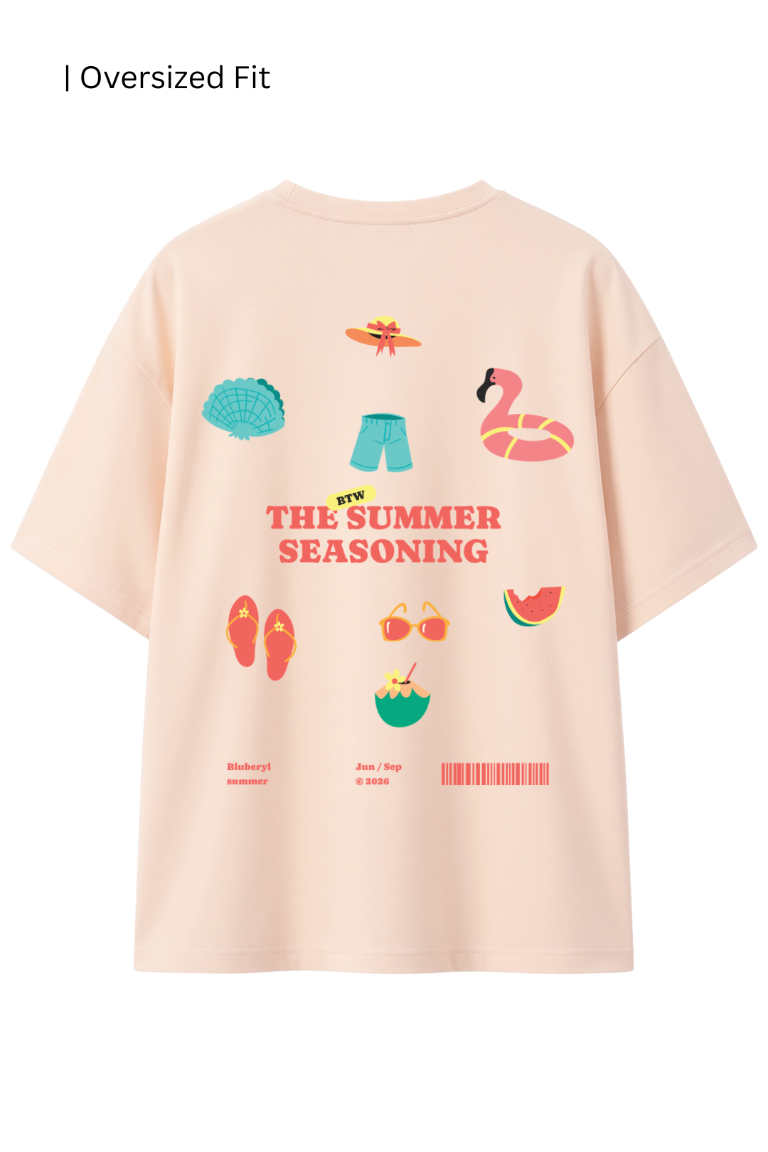 Cotton Oversized Tshirt - SUMMER SEASONING