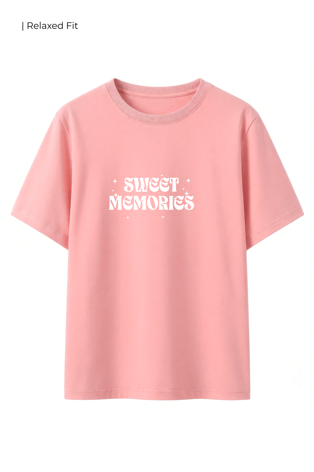 Cotton Relaxed fit Tshirt - Sweet memories
