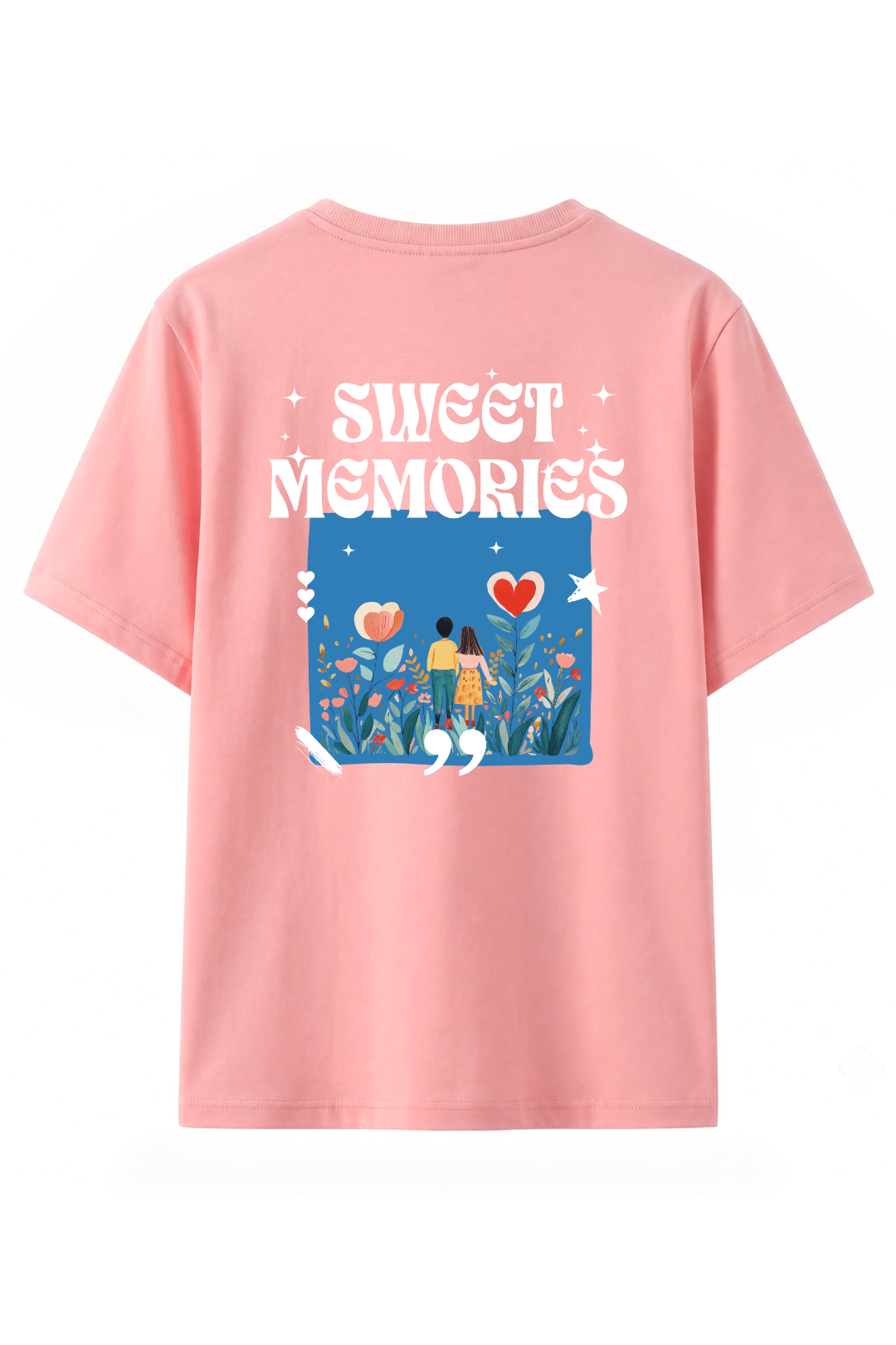 Cotton Relaxed fit Tshirt - Sweet memories