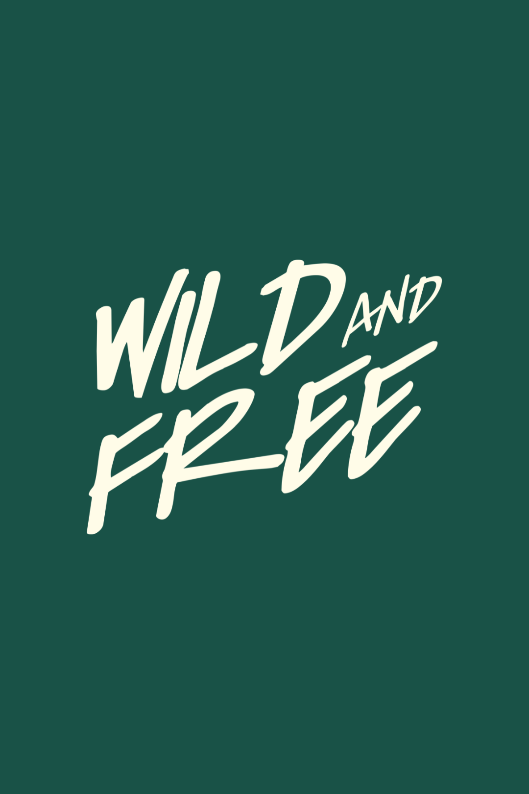 Cotton Oversized Tshirt - WILD & FREE