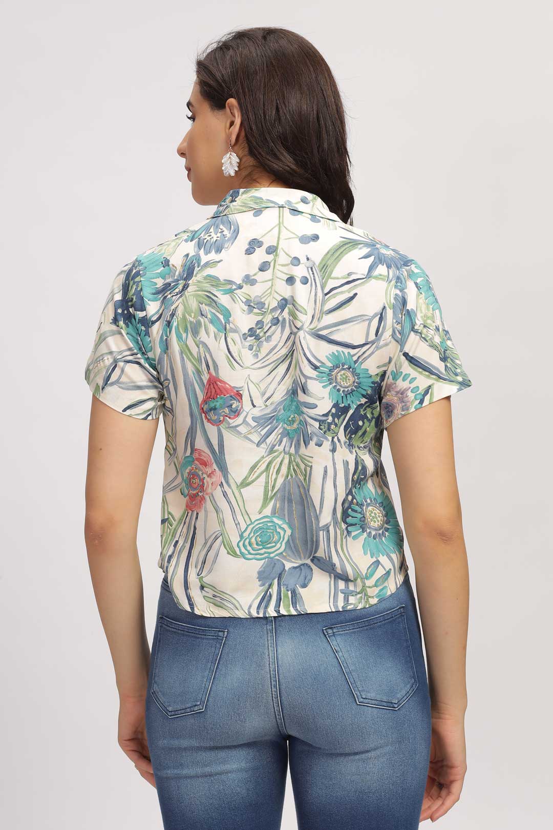 Floral Paradise Shirt - White