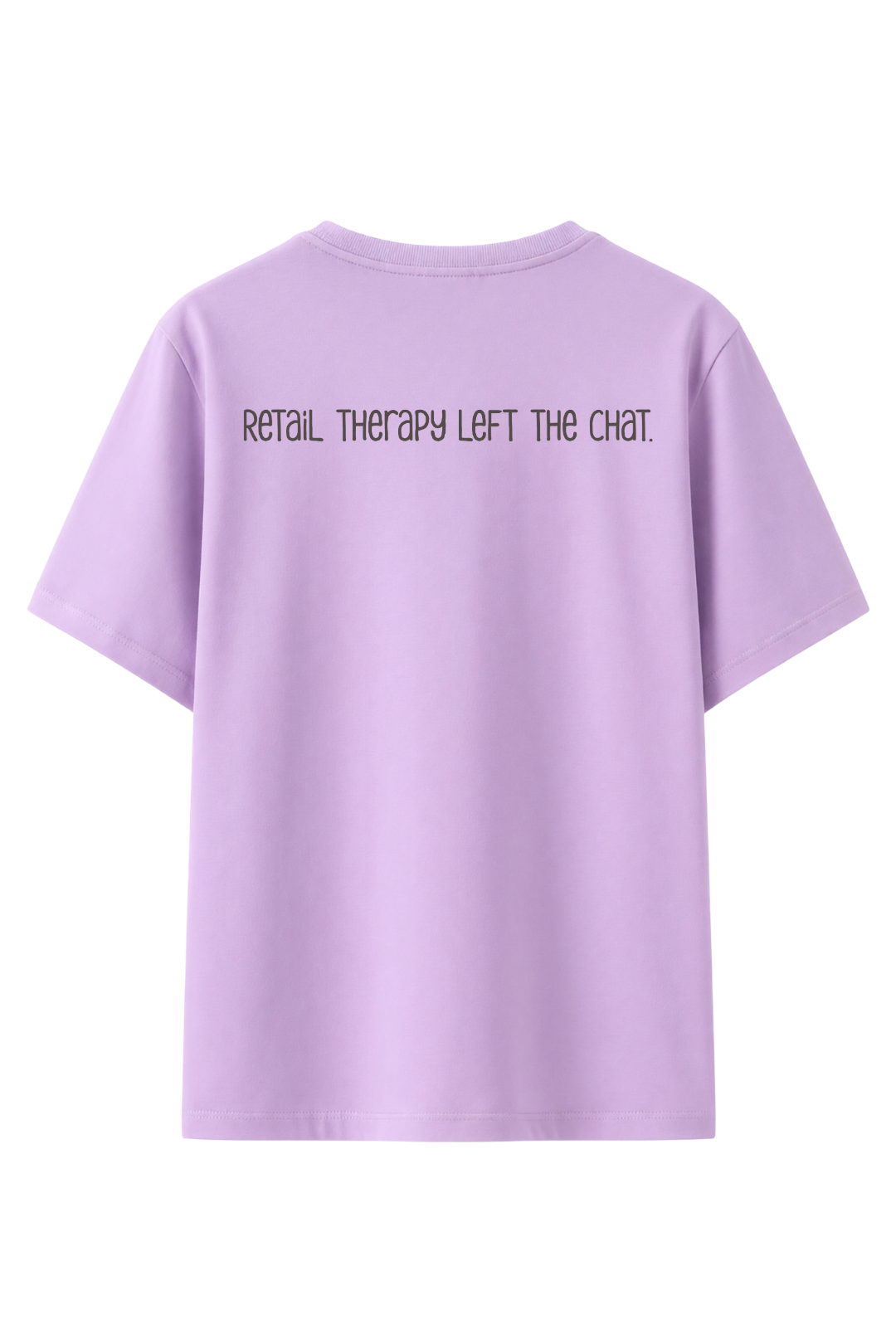 Cotton Relaxed fit Tshirt - Spending money like consequences aren't real