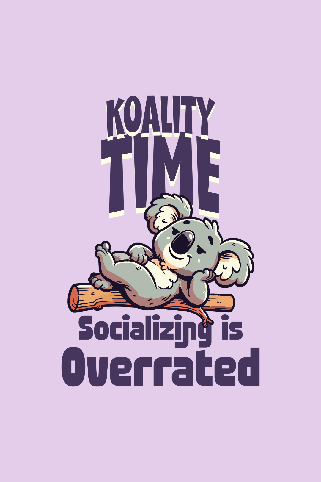 Cotton Oversized Tshirt - KOALITY TIME