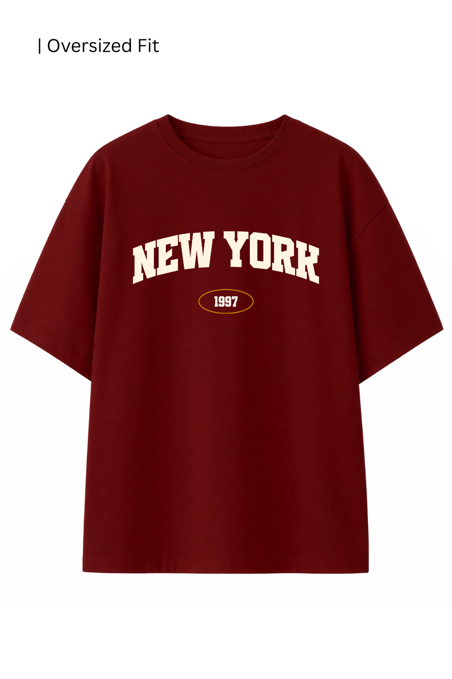 Cotton Oversized Tshirt - NEW YORK