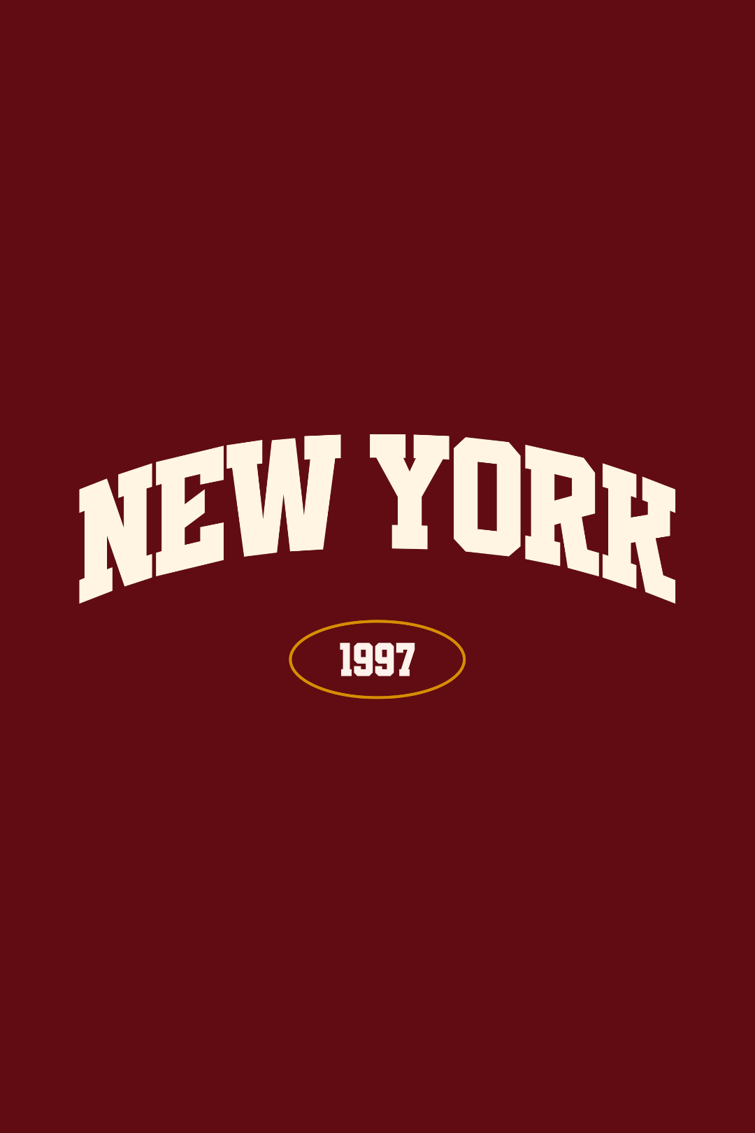 Cotton Oversized Tshirt - NEW YORK