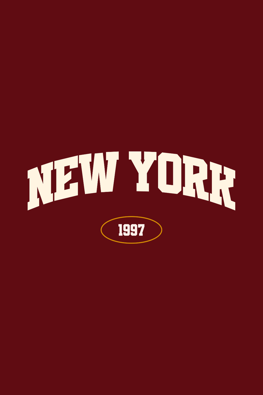 Cotton Oversized Tshirt - NEW YORK