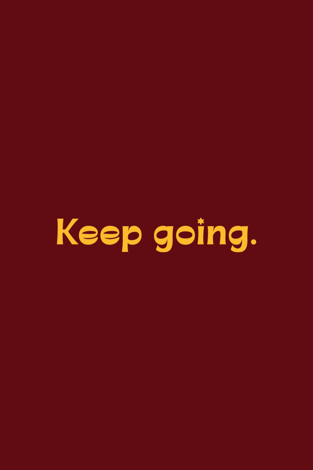 Cotton Oversized Tshirt - KEEP GOING