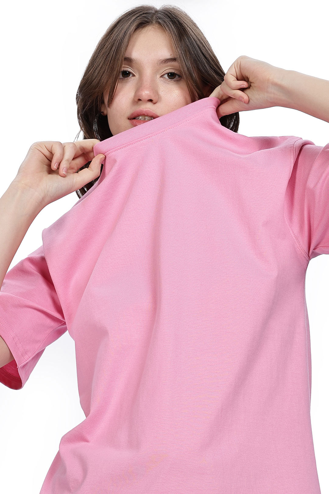 Cotton oversized Tshirt - Treat people with kindness